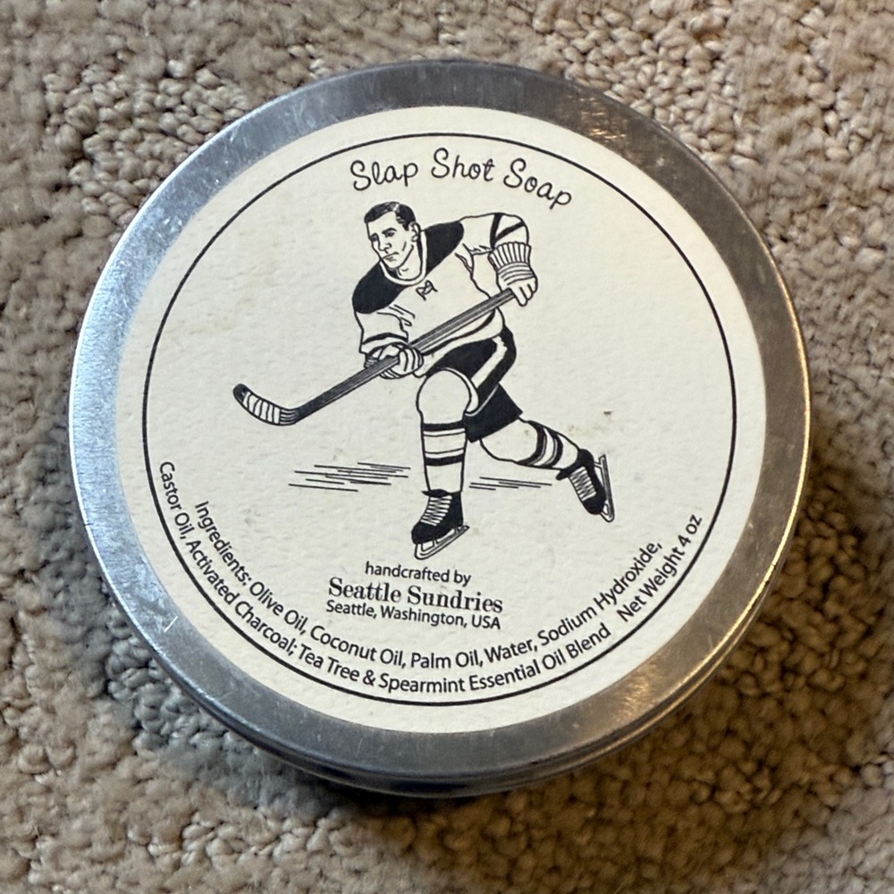 Slap Shot Soap - Black and White